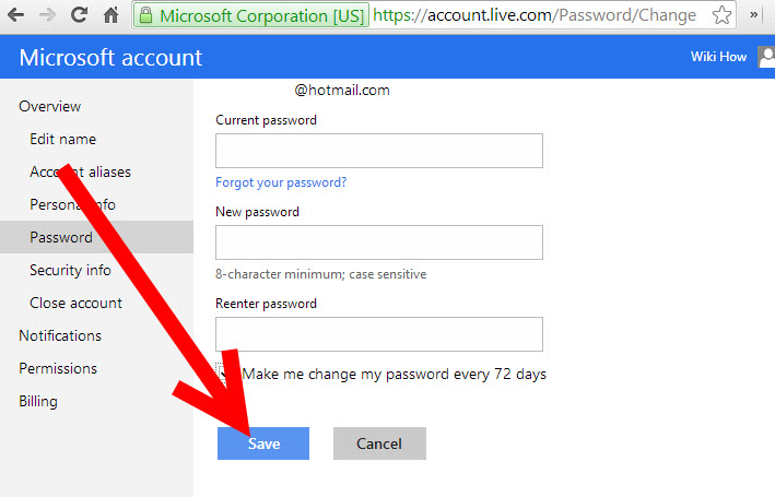 How-to-change-password-Hotmail-Outlook 